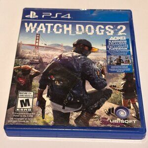 Watch Dogs 2 Sony PS4 Playstation 4 Complete in Box
